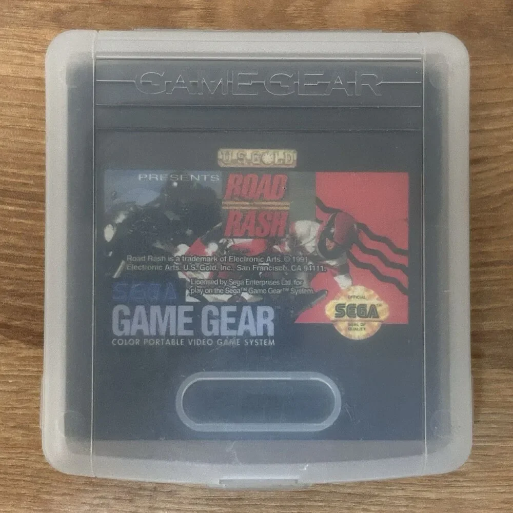 Sega Road Rash Video Game With Plastic Case Game Gear 1994 VG02